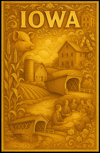 Iowa Heritage Poster