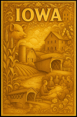 Iowa Heritage Poster