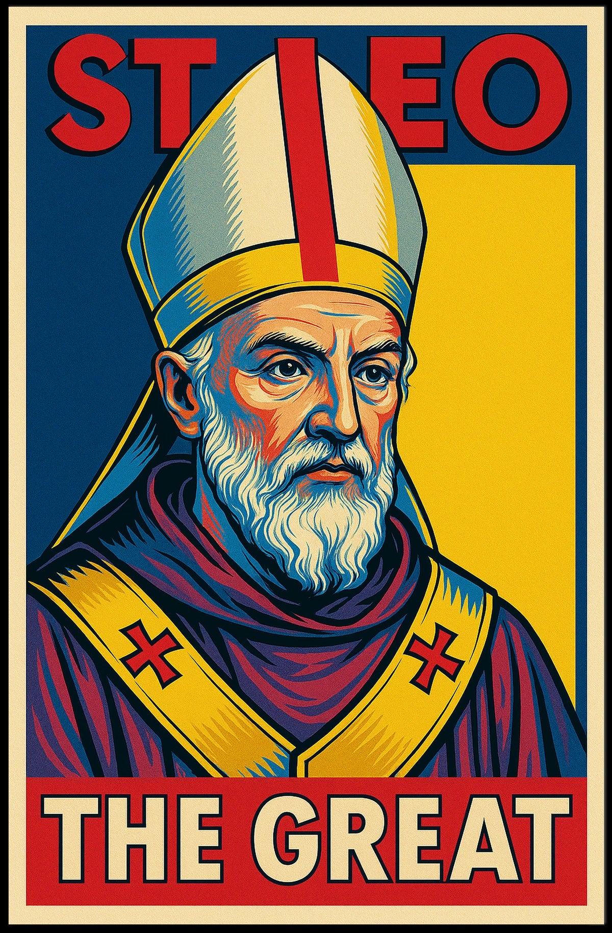 Saint Leo the Great Poster