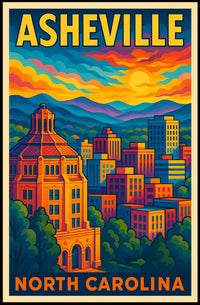 Asheville, North Carolina Poster