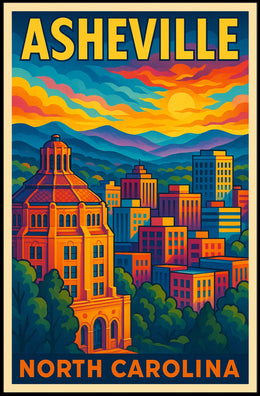 Asheville, North Carolina Poster