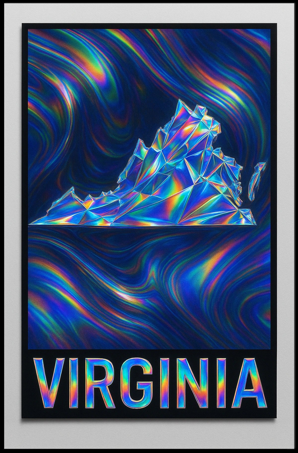 Virginia In Prism Poster