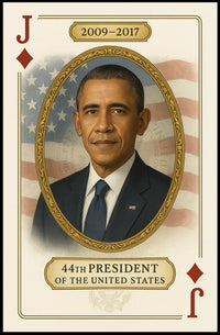 Barack Obama 44th President Portrait Scene For Wall Poster