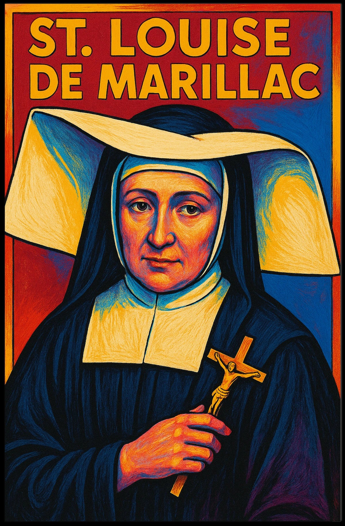 St. Louise de Marillac Poster