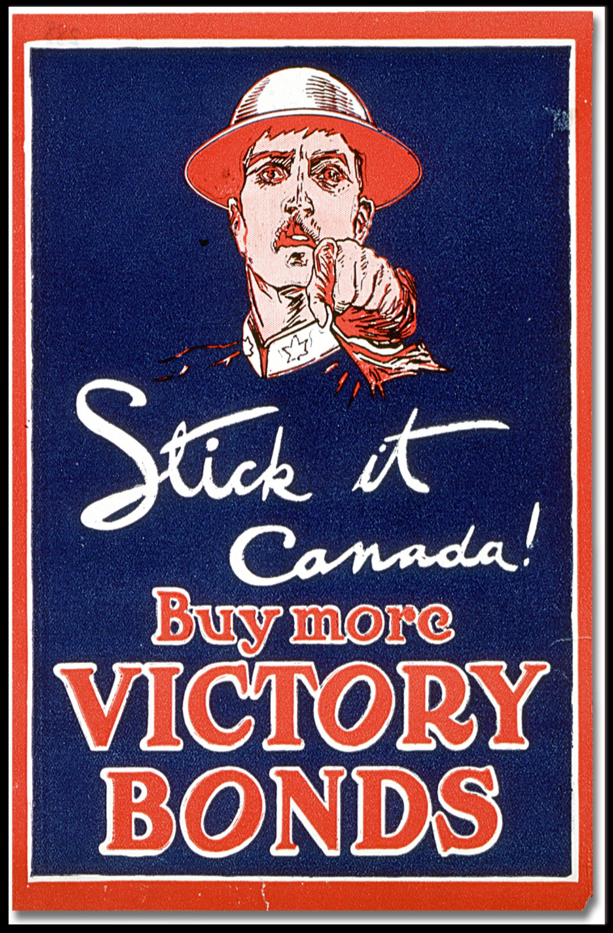 Victory Bonds Vintage Propaganda Poster