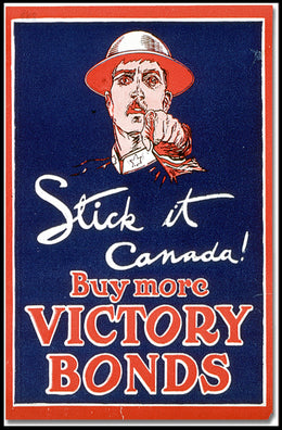 Victory Bonds Vintage Propaganda Poster