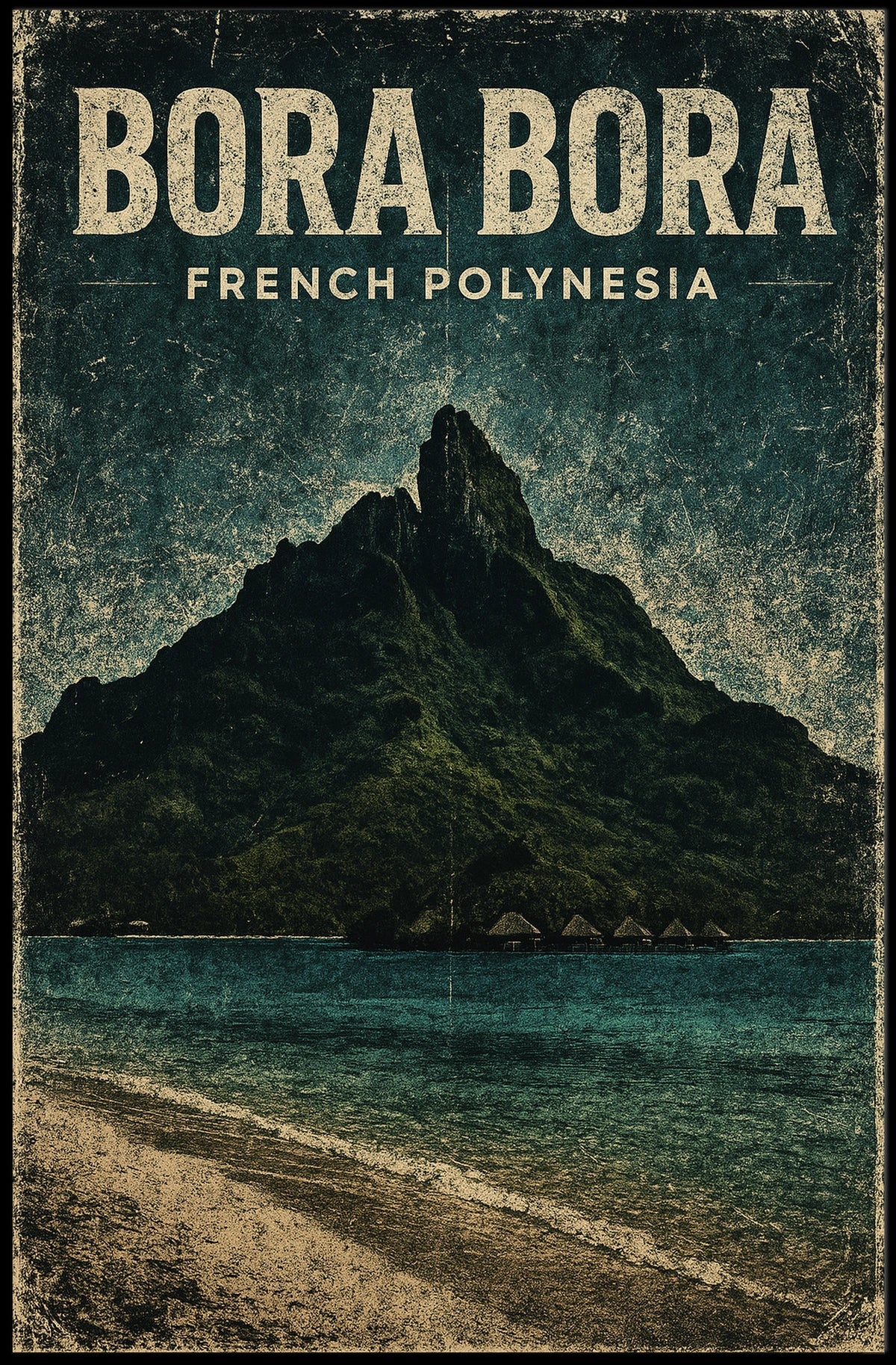 Bora Bora French Polynesia Poster