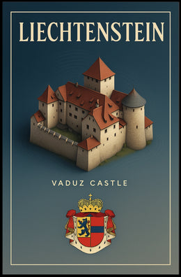 Liechtenstein Vaduz Castle Poster