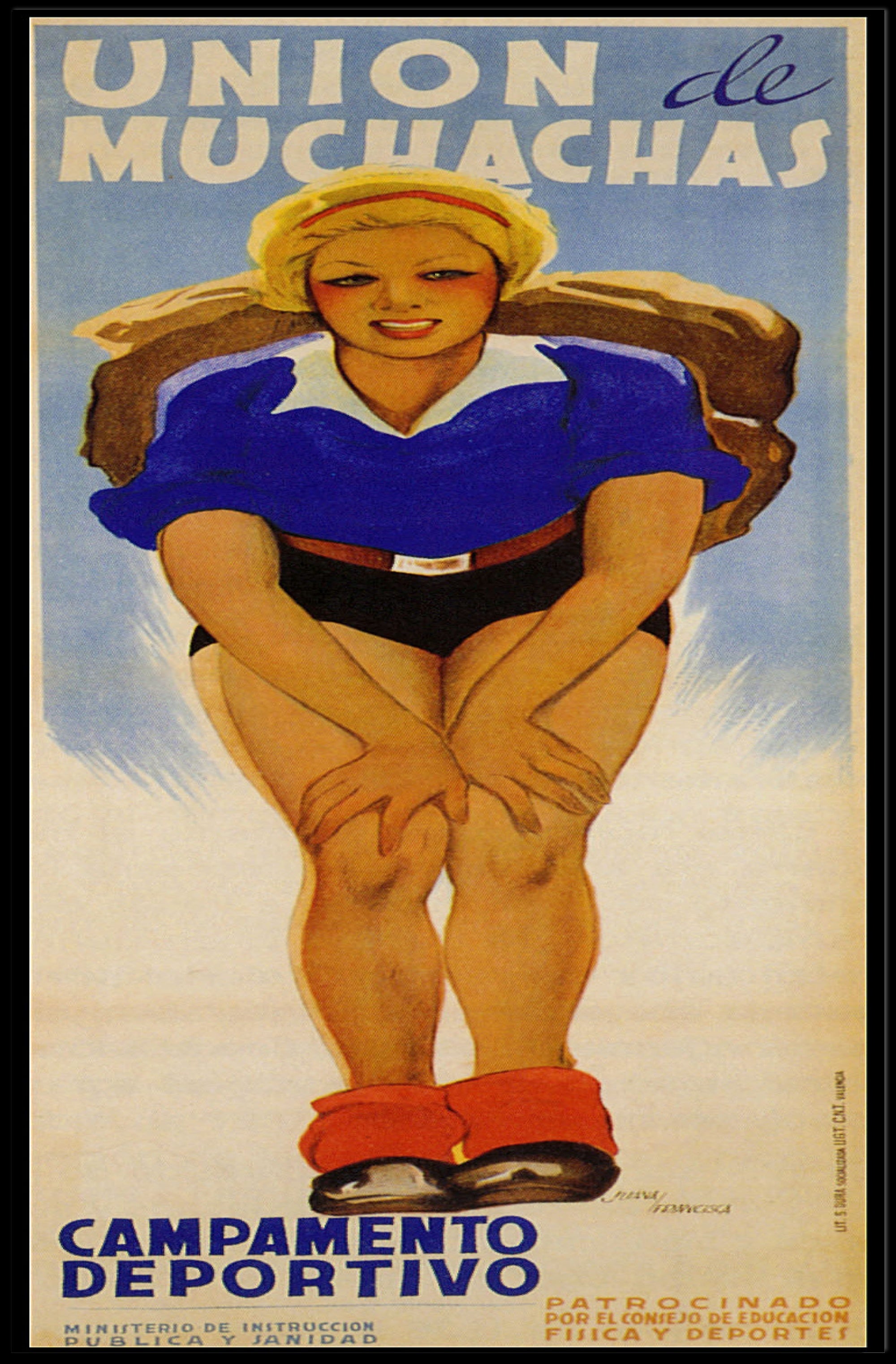 Union of Girls: Vintage Sports Camp Poster