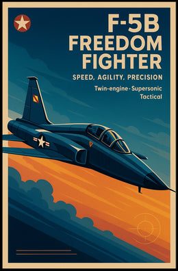 F-5B Freedom Fighter Poster