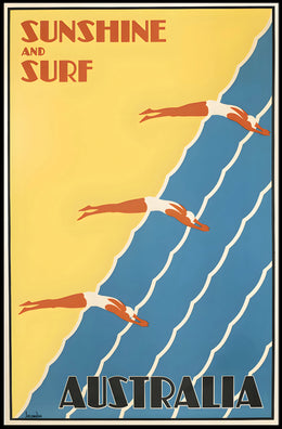 Sunshine And Surf Australia Poster