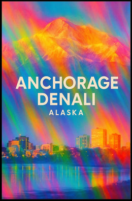 Anchorage and Denali Alaska Poster