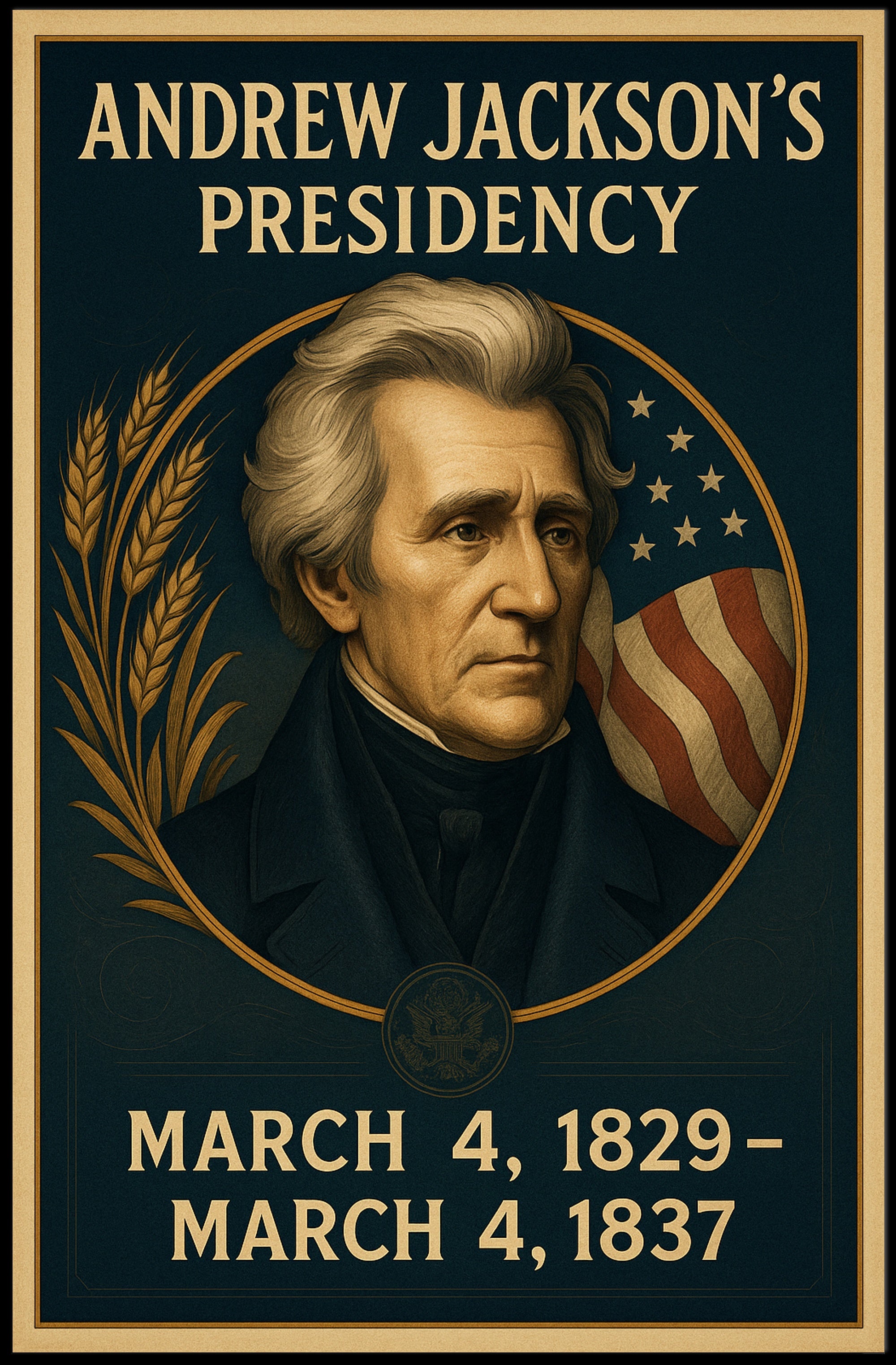 Andrew Jackson's Presidency Poster PosterGoat