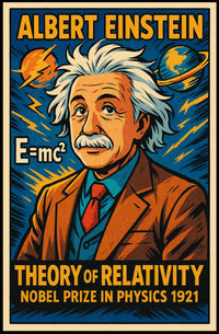 Albert Einstein Theory Of Relativity Poster