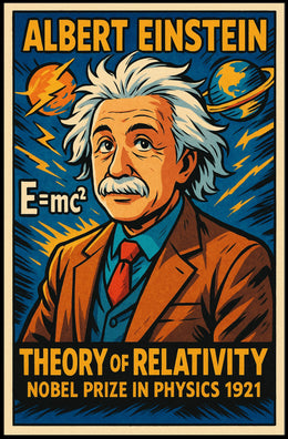 Albert Einstein Theory Of Relativity Poster