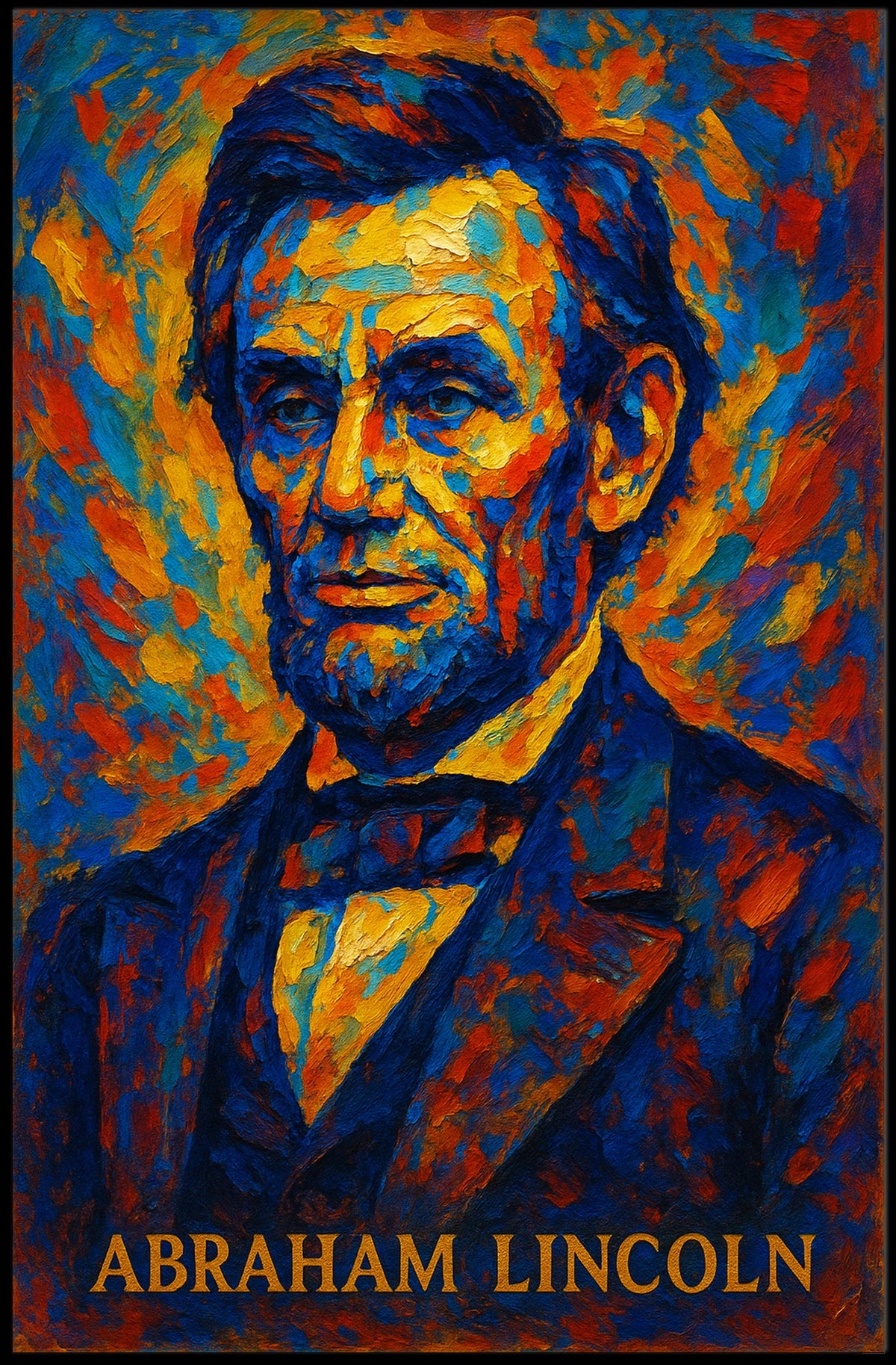 Vivid Legacy Abraham Lincoln Poster