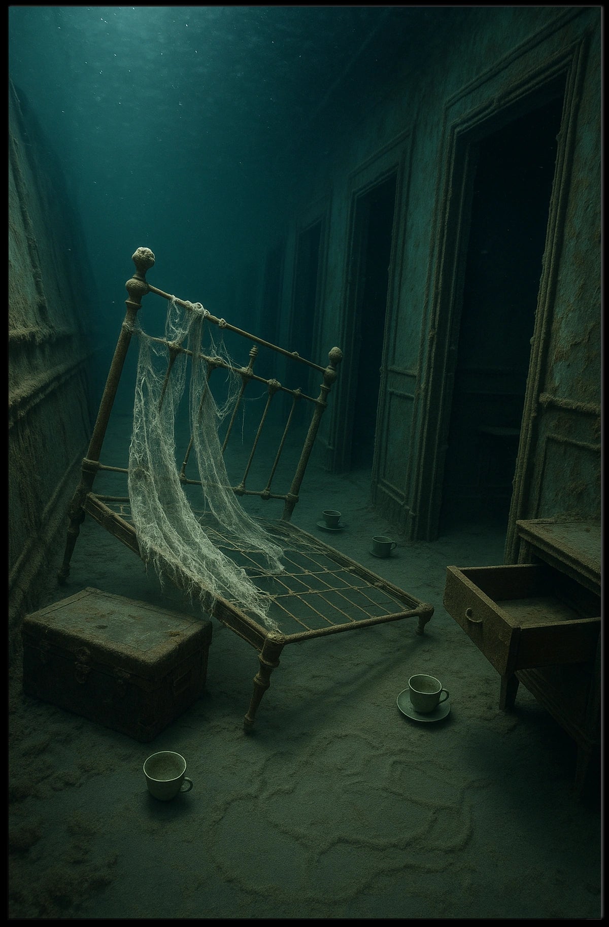 Submerged Serenity Poster