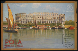 Pola Roman Arena Vintage Poster PosterGoat