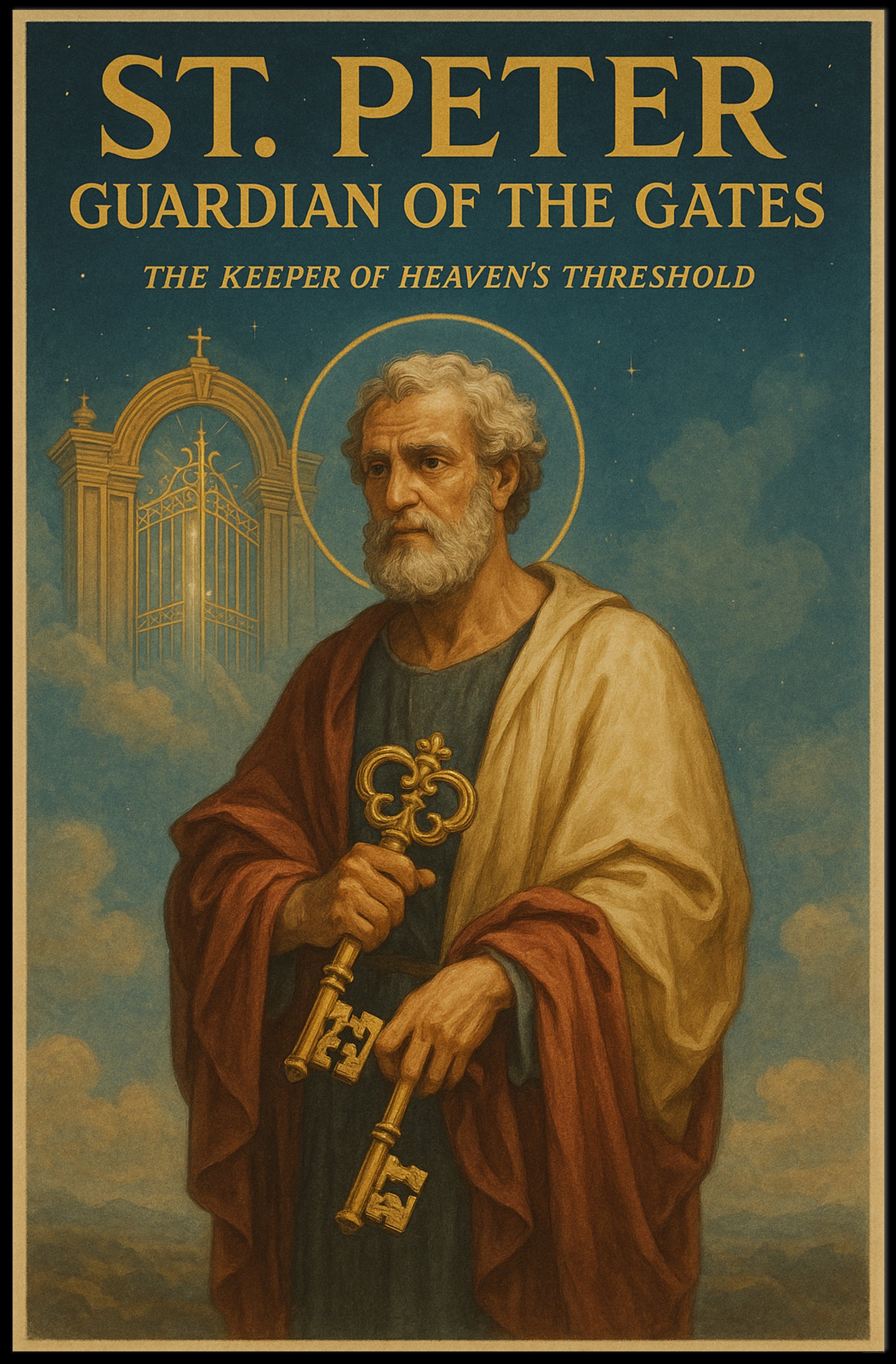 St. Peter Guardian Of The Gates Poster