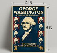 George Washington 1st President Poster PosterGoat