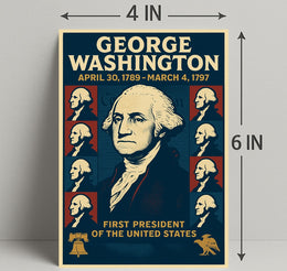 George Washington 1st President Poster PosterGoat