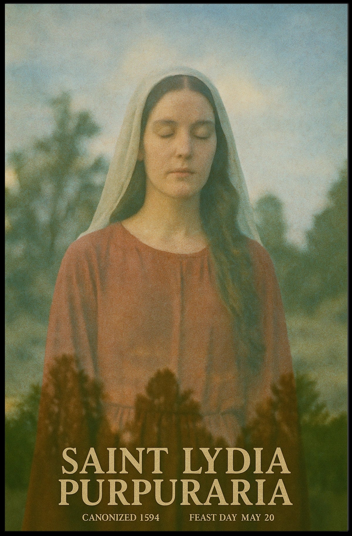 Saint Lydia Purpuraria Poster
