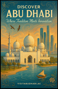Abu Dhabi Tradition Meets Innovation Travel Poster