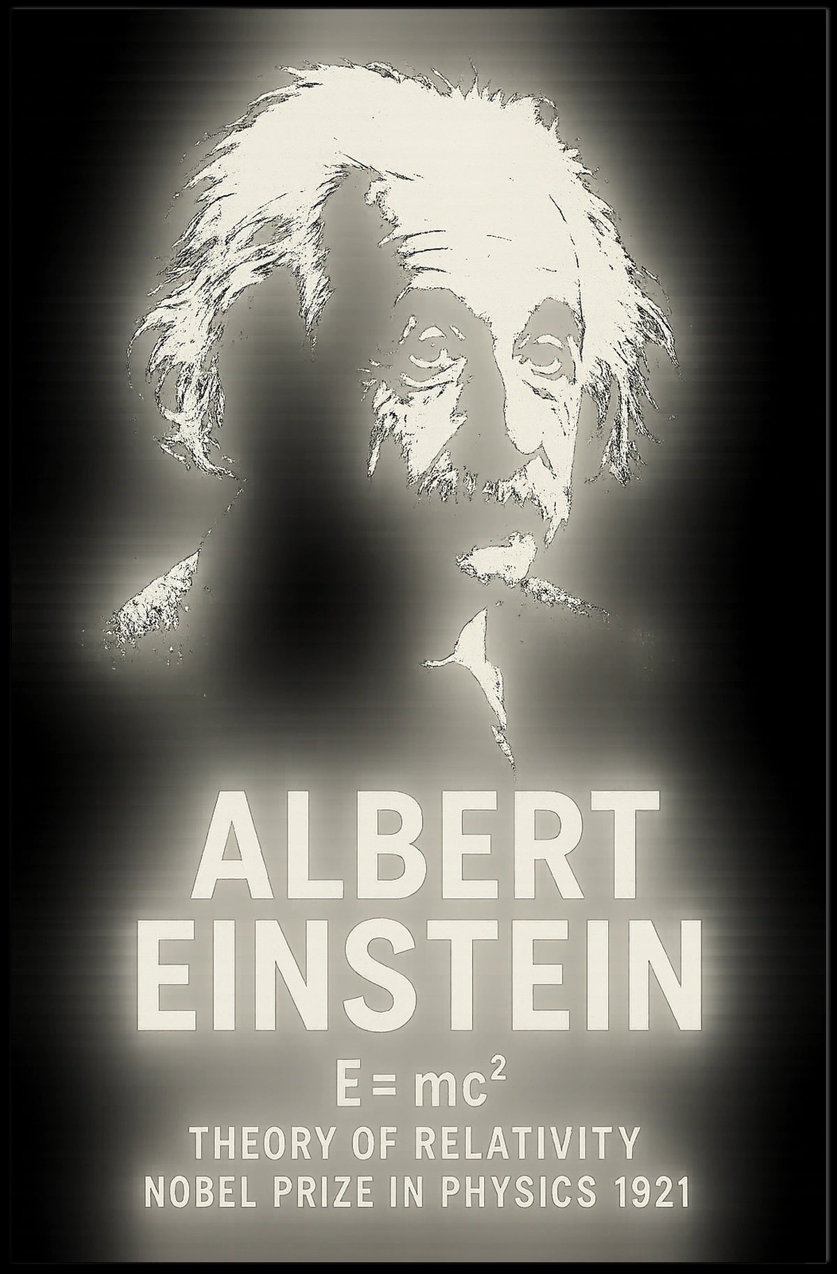 Albert Einstein Theory Of Relativity Poster