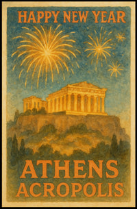 New Year's Celebration at the Parthenon Cultural Poster