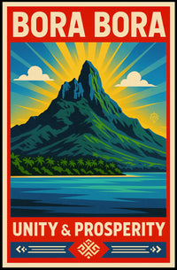 Bora Bora  Unity & Prosperity Poster PosterGoat
