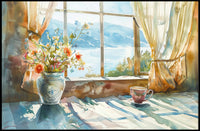 Morning Serenity by the Window Poster