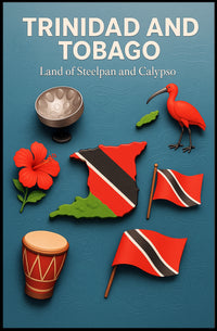 Trinidad and Tobago Land of Steelpan and Calypso Poster PosterGoat