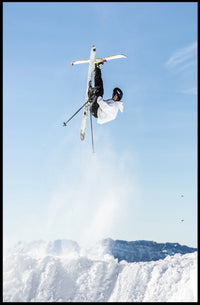 High-Flying Ski Adventure Poster