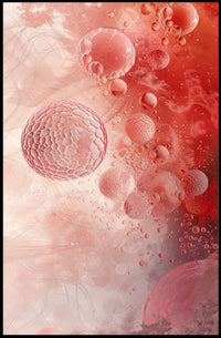 Abstract Cellular Art Poster