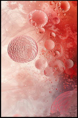 Abstract Cellular Art Poster