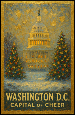 Washington D.C. Capital Of Cheer Poster
