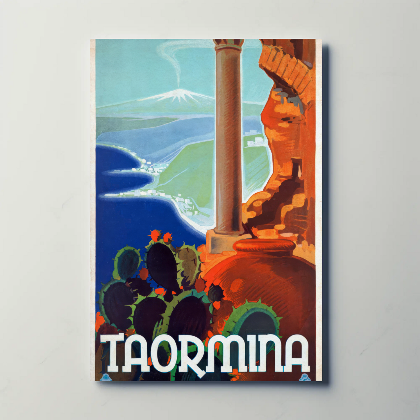 Taormina Travel Poster