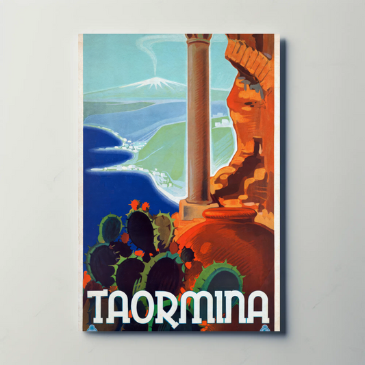 Taormina Travel Poster