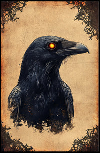 The Enigmatic Raven Poster