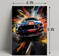 Speed And Color Explosion Poster