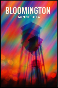 Bloomington Minnesota Scenic Digital Painting Urban Life Art Decor Lovers Wanderlust Spirit Poster