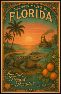 Discover Majestic Florida Poster