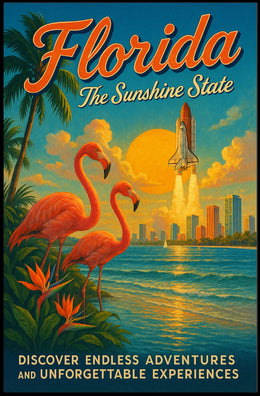 Florida The Sunshine State Poster