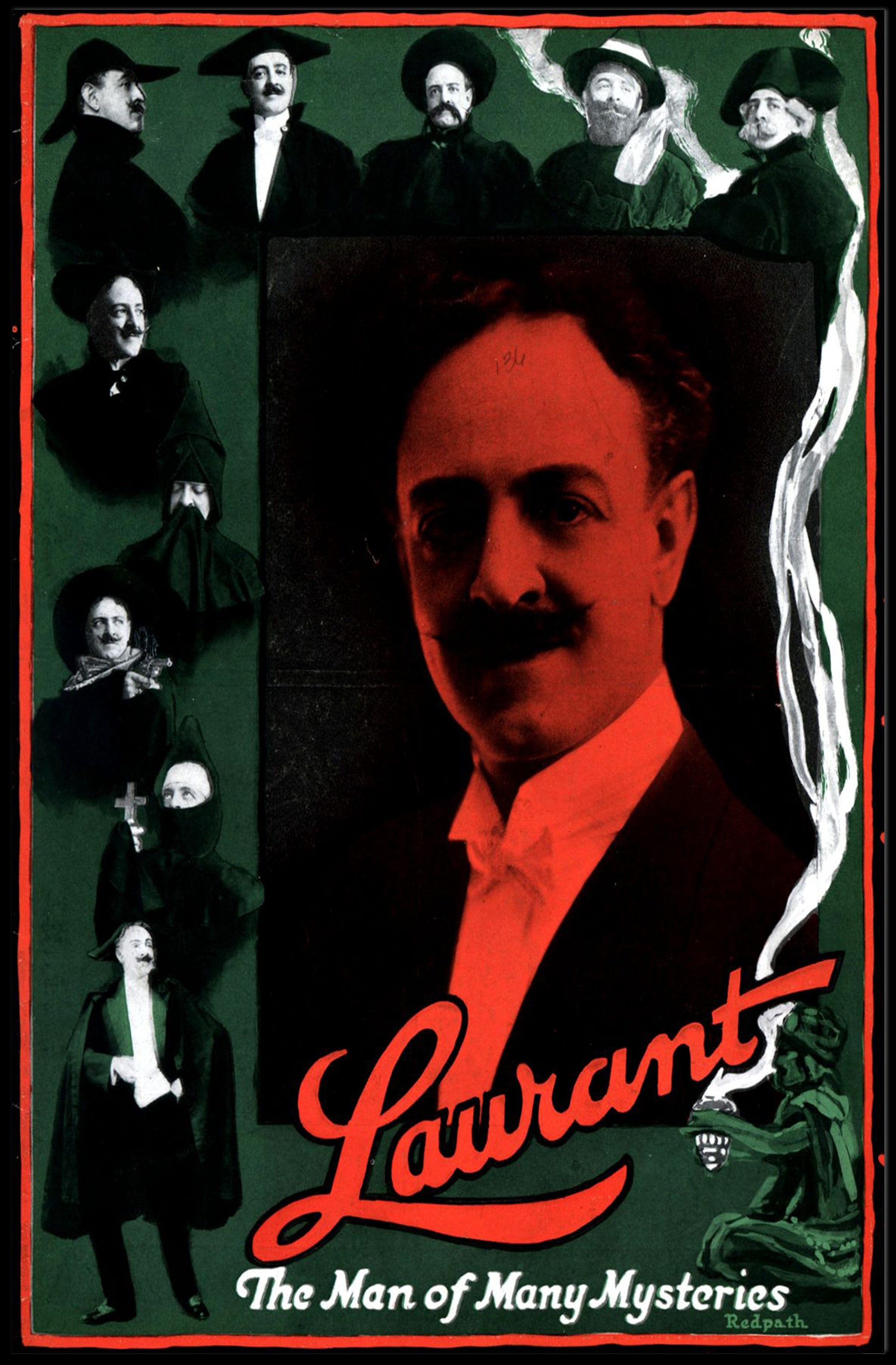 Laurant The Man of Many Mysteries Vintage Cultural Poster
