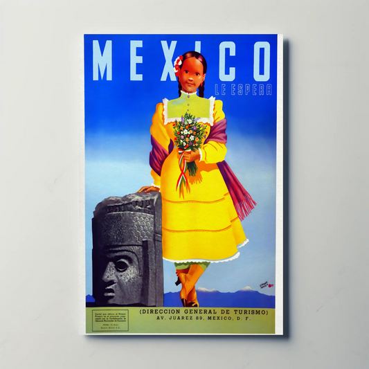 Mexico Travel Tourism Poster