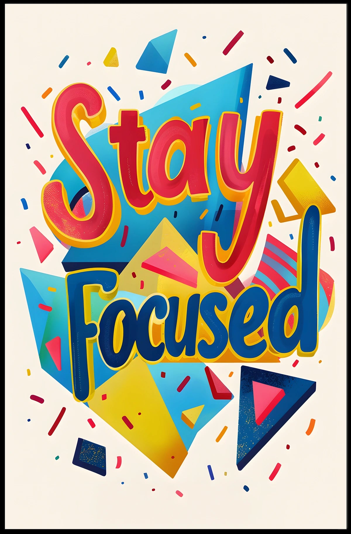 Stay Focused Poster
