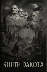 Mount Rushmore Fantasy Poster