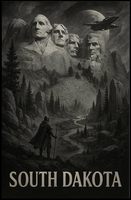 Mount Rushmore Fantasy Poster