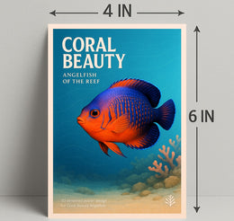 Coral Beauty Angelfish Poster PosterGoat