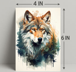 Majestic Wolf In Nature Poster PosterGoat